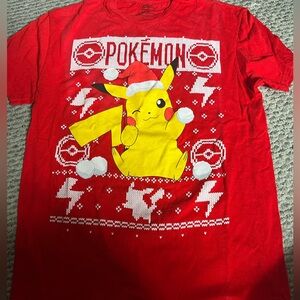 Pokémon size medium Christmas shirt